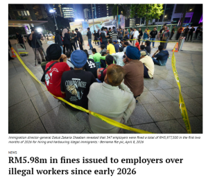 humorous example of illegal foreign workers in malaysia as an alternative to a Malaysian employment pass