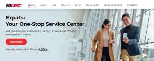 MDEC xpats for md status employment pass and pvp applications